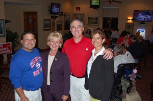 Kevin Gonzalez, Assemblywoman Mary Pat Angelini, Richard "Duke" Robinson, and Senator Jennifer Beck