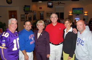 Councilman Mark Regan, Kevin Gonzalez, Assemblywoman Mary Pat Angelini, Richard "Duke" Robinson, Senator Jennifer Beck, and Councilman Dennis Connelly