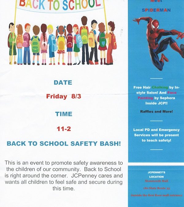 Back to School Safety Bash at the Mall